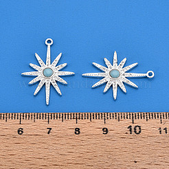 Латунные микропроволочные кубические циркониевые подвески из эмали KK-T074-57P