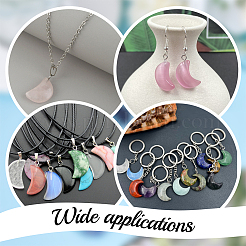 24 шт. 12 стиля подвески с лунными камнями&nbsp;G-HY0001-80