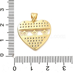 Латунные микро проложить кубического циркония подвески KK-C087-06G