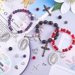 Kit de fabrication de bracelet de collier de perles de chapelet bricolage&nbsp;DIY-SZ0009-59