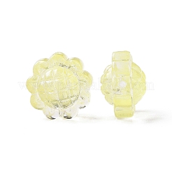 Perle di vetro verniciate a spruzzo trasparente&nbsp;GLAA-I050-06J
