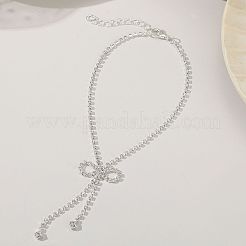 Браслеты на ногу из сплава с бантом и стразами для женщин&nbsp;FS-WG15A02-01