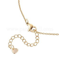 Подвеска в виде кленового листа из латуни с кубическим цирконием&nbsp;NJEW-JN05901-02