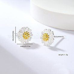 Красочные геометрические серьги-подсолнухи для женщин QV9764