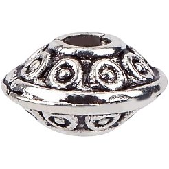 Тибетском стиле сплав Шарики прокладки&nbsp;TIBEB-PH0004-06AS