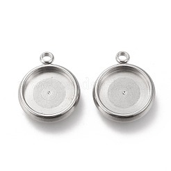 Подвеска-кабошон из не тускнеющей нержавеющей стали 304 STAS-I162-01D-P