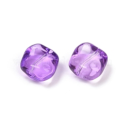 Прозрачные стеклянные бусины DGLA-E004-08L