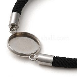 Изготовление браслетов из миланского шнура и нержавеющей стали 304 MAK-H004-02F-P01