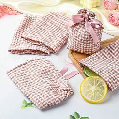 Ткань в клетку тартан подарок конфеты сумки на шнурке ST-CJ0003-01A