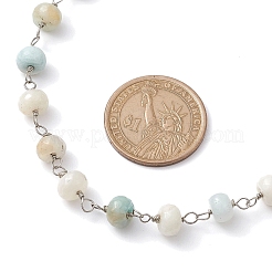 Ожерелья из натурального амазонита для женщин NJEW-JN04739-02
