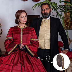 10 ярд полиэстеровой ромбовидной ленты для изготовления ювелирных изделий OCOR-GA0002-12