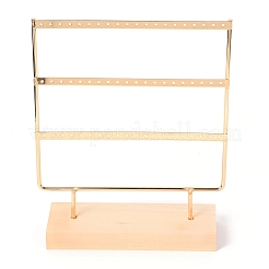 Display orecchino in ferro a tre strati&nbsp;DIY-I047-06B