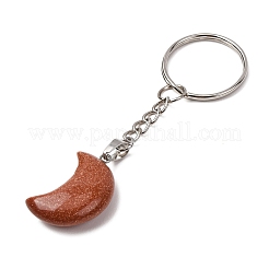 8 llavero de piedras preciosas de luna de 8 estilos.&nbsp;KEYC-FH00002