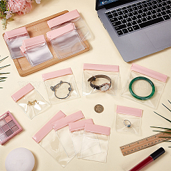 40 шт. 4 стиля прозрачных пакетов для хранения из ЭВА с застежкой-молнией&nbsp;ABAG-FG0001-08