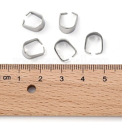 Fermoirs à pression en acier inoxydable 304 résistant au ternissement&nbsp;X-STAS-R048-10x7mm