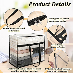 12 Stück transparente PVC-Beutel&nbsp;ABAG-WA0001-34