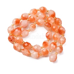 Бусины из натурального белого нефрита G-D305-B01-01J