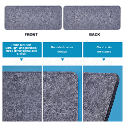 Rechteckiger Taschenboden aus Filz&nbsp;FIND-WH0081-72C