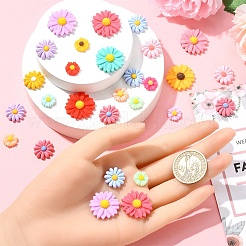 15 Stück 3 Stile Harz Cabochon Sets&nbsp;CRES-YW0002-32A