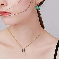 12 шт. латунные подвески-соединители с граненым стеклом&nbsp;FIND-YW0007-50