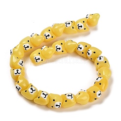 Выпечка окрашенные стеклянные бусины&nbsp;LAMP-I028-02H