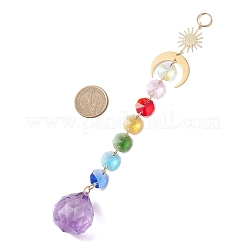 Стекло каплевидное окно висит ловцы солнца&nbsp;HJEW-JM04516