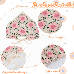 Хлопковый трикотажный треугольный платок&nbsp;AJEW-WH20001-82D