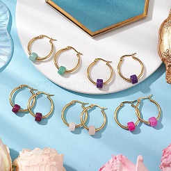 Boucles d'oreilles créoles en acier inoxydable 304&nbsp;EJEW-JE06031