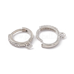 Латунь микро проложить кубический рисунок обруча из двуокиси циркония KK-P224-03P