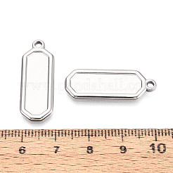 Оправы для подвесок из нержавеющей стали 304 в виде кабошонов&nbsp;STAS-N108-63P