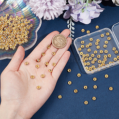 300 шт. Латунные бусины со стразами RB-SC0004-83G