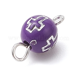 7 шт. 7-х цветные акриловые подвески-соединители с покрытием&nbsp;PALLOY-JF02895