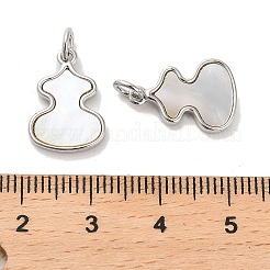 Латунные подвески из ракушек KK-K365-08C-P