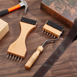 2 шт. 2 стиля стальной ткацкий гребень для ткацкого станка&nbsp;AJEW-NB0008-25