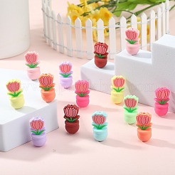 16pcs 8 Farben Silikonperlen&nbsp;SIL-SZ0003-26D