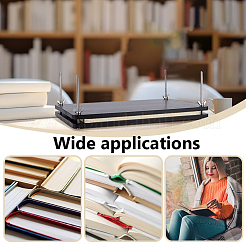 Прямоугольный бамбуковый портативный книжный пресс&nbsp;DIY-WH0496-97D-04