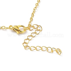 Ожерелье с подвеской из сплава и цепочками-коробочками&nbsp;LS-NJEW-G107-01G