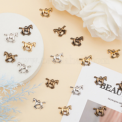 120 шт. 4 цвета подвески из сплава в тибетском стиле&nbsp;TIBEP-PH0005-20-RS-WH