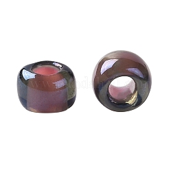 TOHOラウンドシードビーズ  日本製シードビーズ  （ピンクの裏地付きアメジスト光沢382)個  11/0  2.2mm  穴：0.8mm  約1110PCS /ボトル  10 G /ボトル&nbsp;SEED-JPTR11-0382