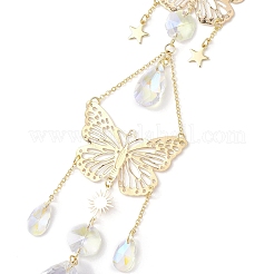 Железные подвесные украшения в виде бабочек HJEW-TA00171