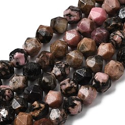 Природные родонит бисер нитей G-Z119-A19-01