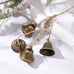 Campana colgante de hierro decoracion&nbsp;HJEW-JM02243