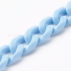 Непрозрачная акриловая цепочка для телефона на цепочке HJEW-JM00512-05