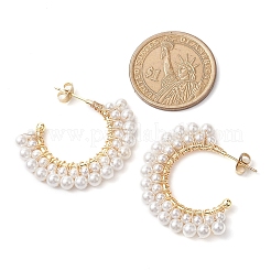 Латунь серьги&nbsp;EJEW-TA00542