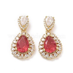 Латунные микро проложить кубического циркония подвески ZIRC-F134-19G-01