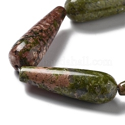 Природные Unakite бисер нитей G-P528-H12-01