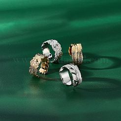 4 шт. 4 стиля ионного покрытия (IP) манжетные кольца из нержавеющей стали 304&nbsp;STAS-UN0032-84