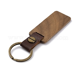 Деревянный кулон брелок&nbsp;KEYC-WH0036-29B-04