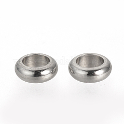 Не тускнеющие разделительные бусины из нержавеющей стали 201 X-STAS-R071-34