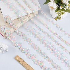 Ruban de dentelle en polyester à fleurs&nbsp;OCOR-WR0002-11